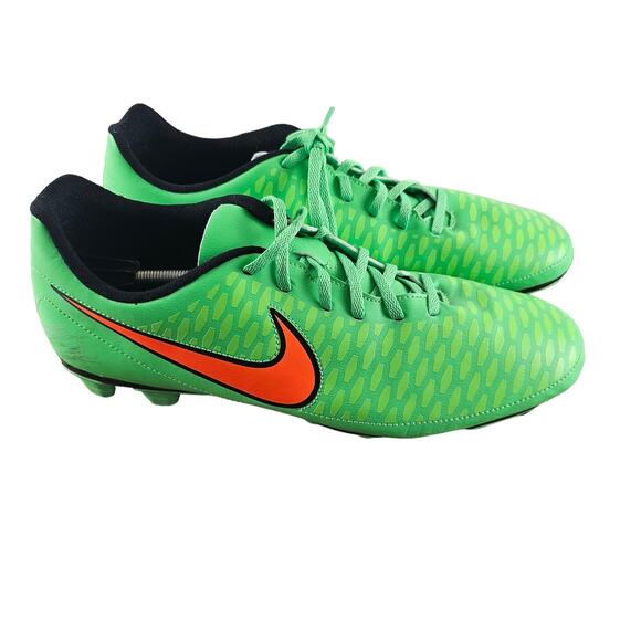 Nike Magista Soccer Cleats Mens 13 Bright Green Orange Swoosh 651343-380 - Picture 2 of 8